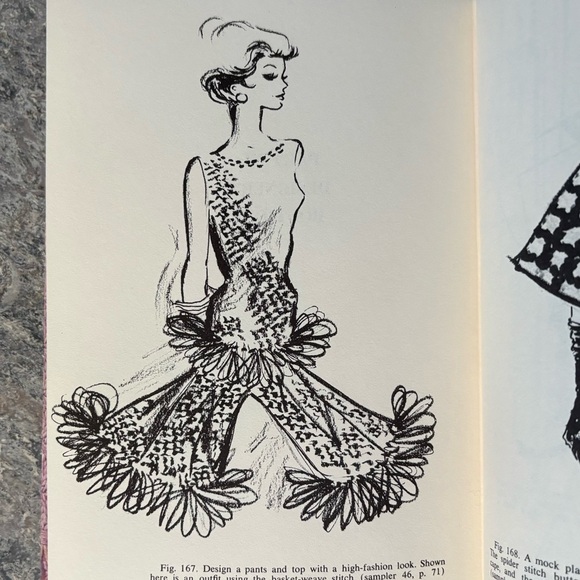 Other - 1969 Creative Knitting & Crocheting Illustrations Crochet Projects Textile Arts